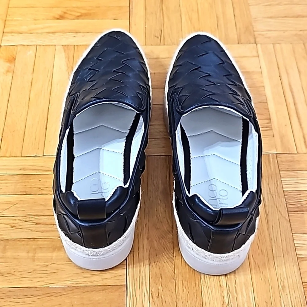 Womens Woven Espadrille Casual and Fashion Sneakers, Franco Sarto Homer 3, 6.5M